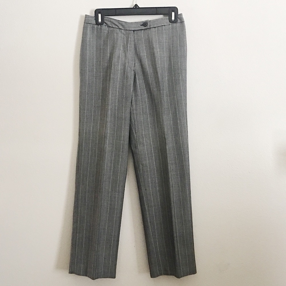 Sag Harbor Gray Pinstripe Dress Pants